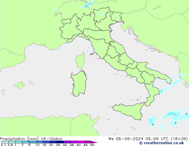 Srážky UK-Global St 05.06.2024 06 UTC