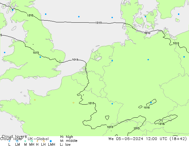 Chmura warstwa UK-Global śro. 05.06.2024 12 UTC