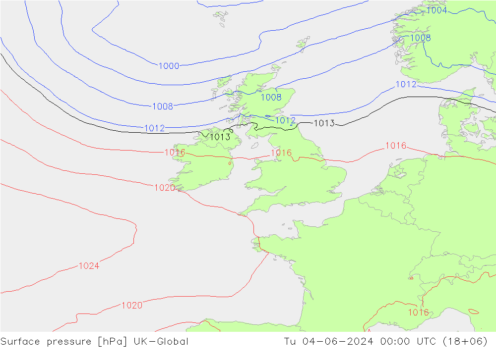 pressão do solo UK-Global Ter 04.06.2024 00 UTC