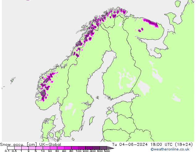 Snow accu. UK-Global wto. 04.06.2024 18 UTC