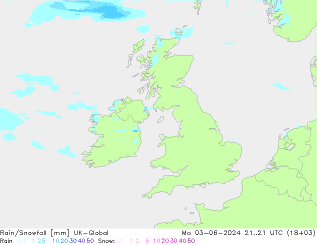 Regen/Sneeuwval UK-Global ma 03.06.2024 21 UTC