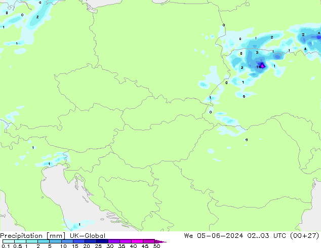 precipitação UK-Global Qua 05.06.2024 03 UTC