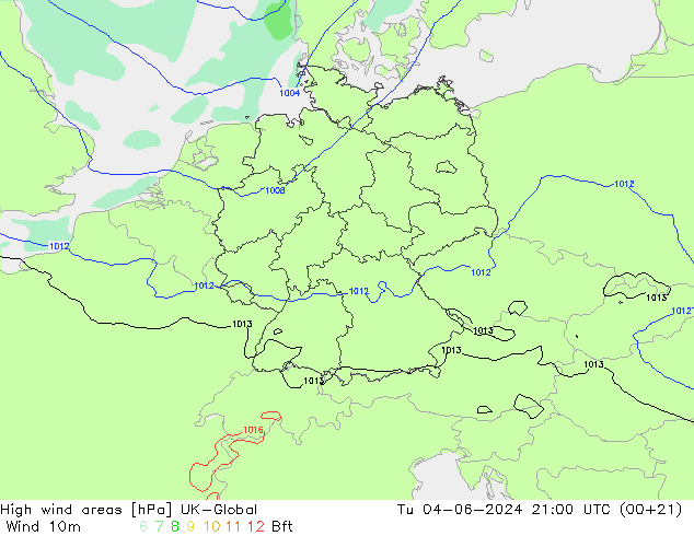 High wind areas UK-Global Ter 04.06.2024 21 UTC