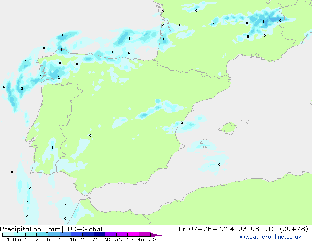 осадки UK-Global пт 07.06.2024 06 UTC