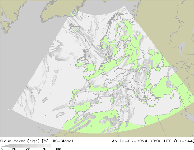 Wolken (hohe) UK-Global Mo 10.06.2024 00 UTC