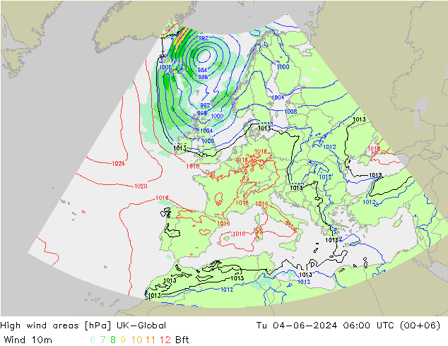 High wind areas UK-Global mar 04.06.2024 06 UTC