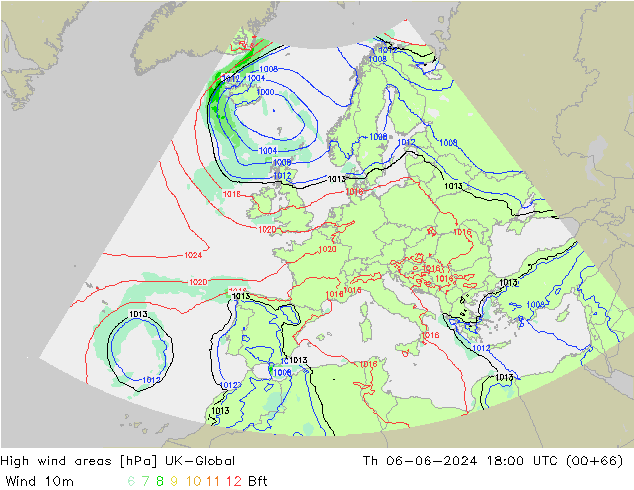 High wind areas UK-Global Qui 06.06.2024 18 UTC