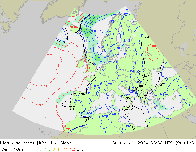 High wind areas UK-Global dim 09.06.2024 00 UTC