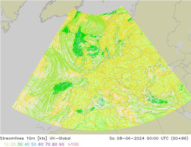 Streamlines 10m UK-Global Sa 08.06.2024 00 UTC