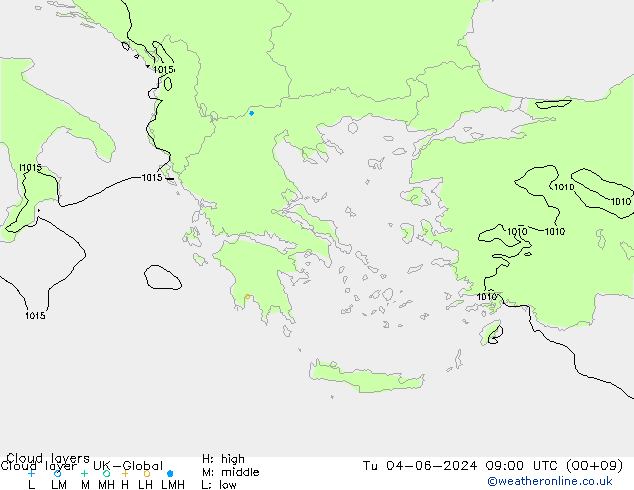 Cloud layer UK-Global  04.06.2024 09 UTC