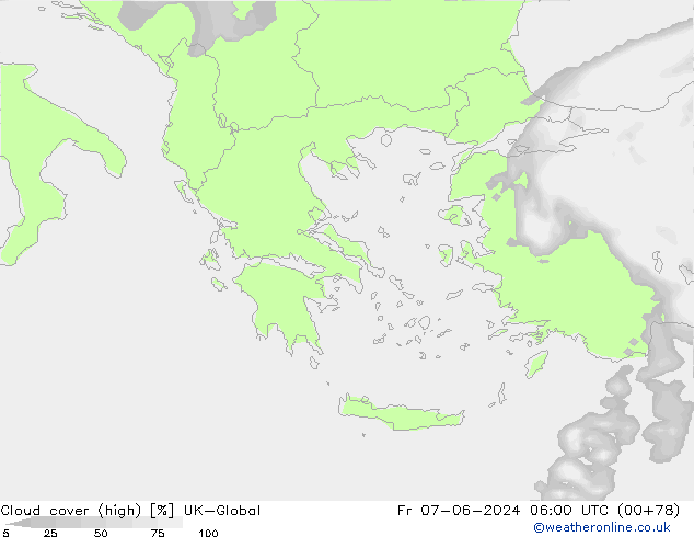 zachmurzenie (wysokie) UK-Global pt. 07.06.2024 06 UTC