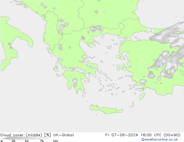 Cloud cover (middle) UK-Global Fr 07.06.2024 18 UTC