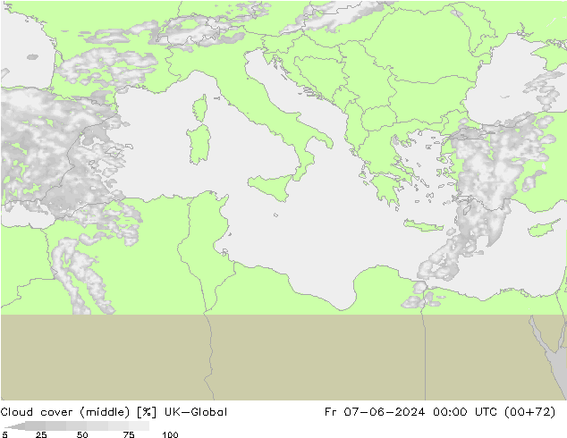 Nuages (moyen) UK-Global ven 07.06.2024 00 UTC