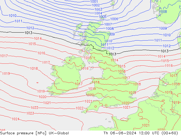 pressão do solo UK-Global Qui 06.06.2024 12 UTC