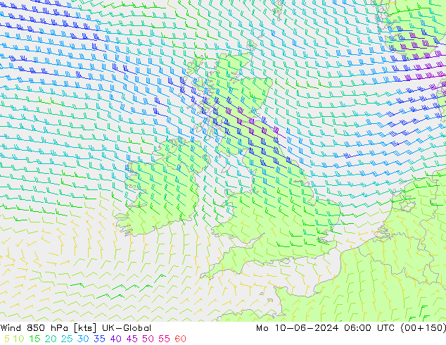  850 hPa UK-Global  10.06.2024 06 UTC