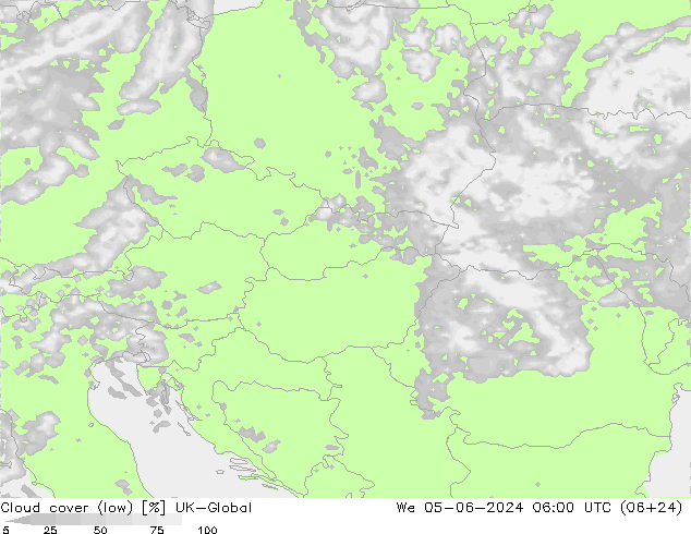 Bulutlar (düşük) UK-Global Çar 05.06.2024 06 UTC