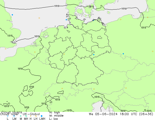 Cloud layer UK-Global We 05.06.2024 18 UTC