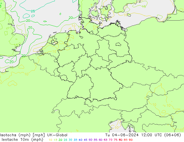 Isotachs (mph) UK-Global mar 04.06.2024 12 UTC