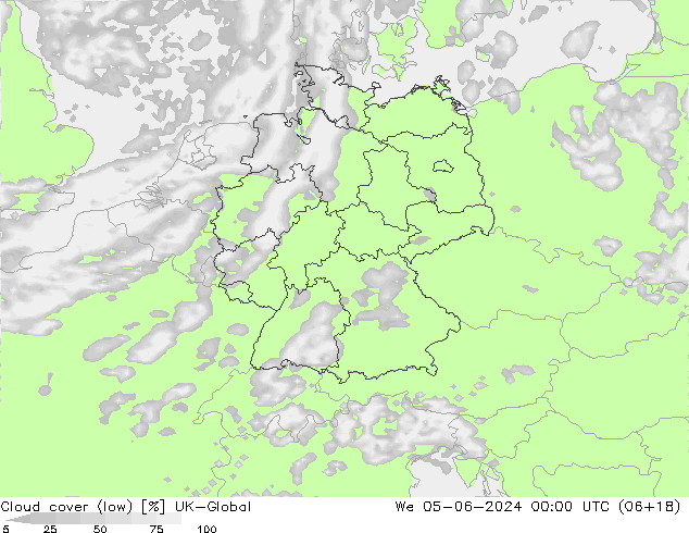 Wolken (tief) UK-Global Mi 05.06.2024 00 UTC