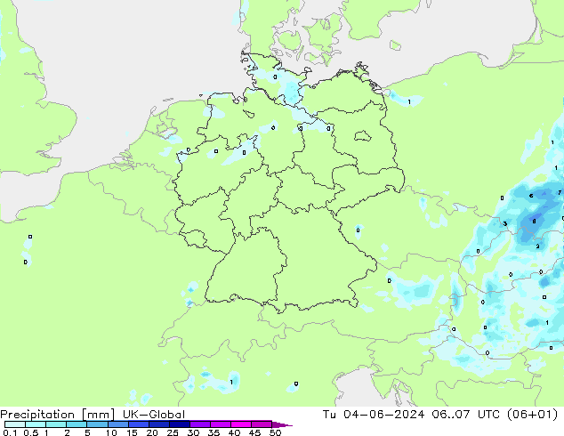 precipitação UK-Global Ter 04.06.2024 07 UTC