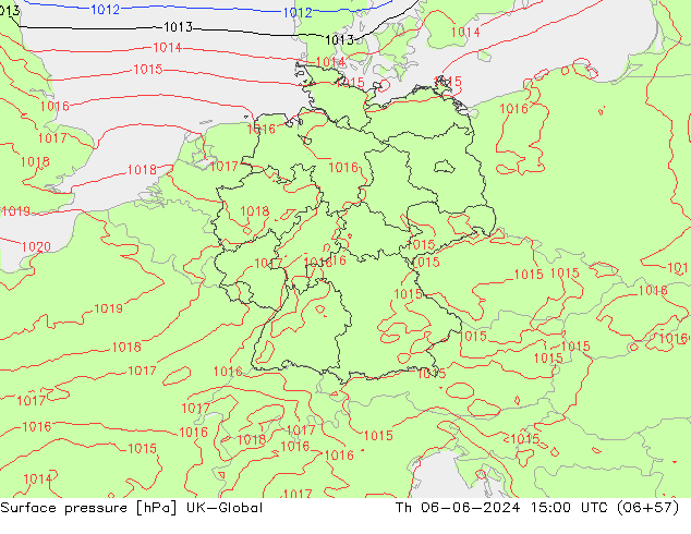 pressão do solo UK-Global Qui 06.06.2024 15 UTC
