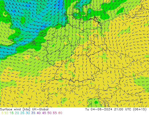 Rüzgar 10 m UK-Global Sa 04.06.2024 21 UTC