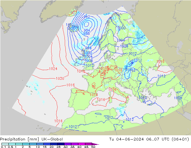 Neerslag UK-Global di 04.06.2024 07 UTC