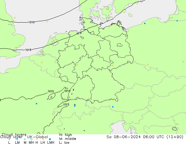 Cloud layer UK-Global sam 08.06.2024 06 UTC