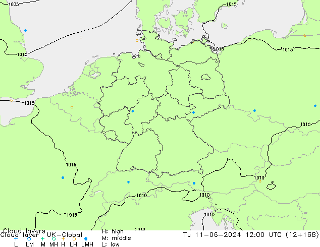 Cloud layer UK-Global Ter 11.06.2024 12 UTC