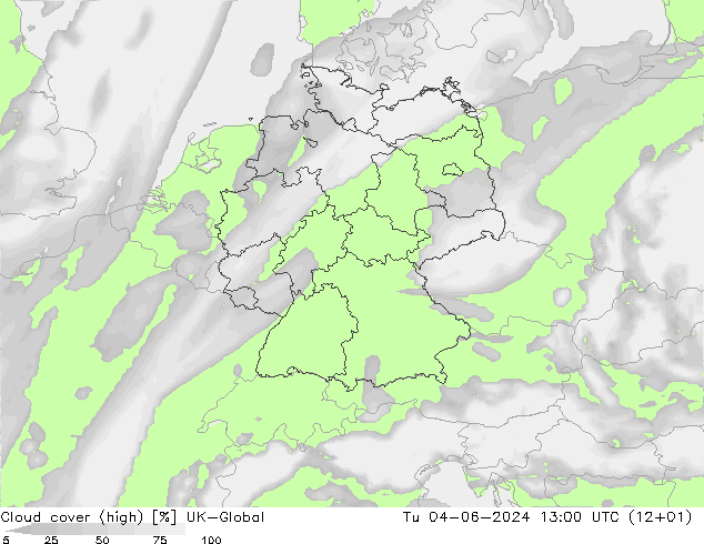 облака (средний) UK-Global вт 04.06.2024 13 UTC