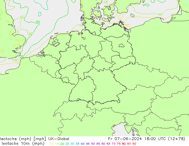 Isotachs (mph) UK-Global Sex 07.06.2024 18 UTC