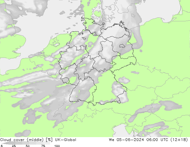 Bewolking (Middelb.) UK-Global wo 05.06.2024 06 UTC