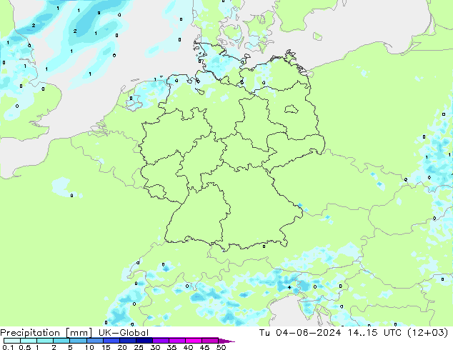 Neerslag UK-Global di 04.06.2024 15 UTC