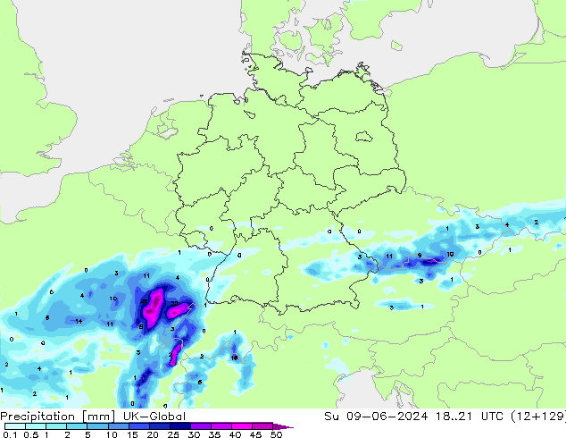 Precipitation UK-Global Su 09.06.2024 21 UTC