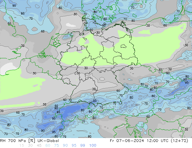 RV 700 hPa UK-Global vr 07.06.2024 12 UTC