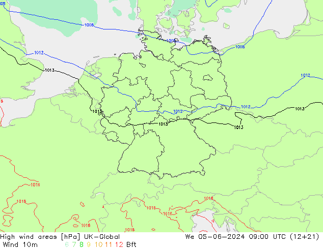 High wind areas UK-Global Qua 05.06.2024 09 UTC