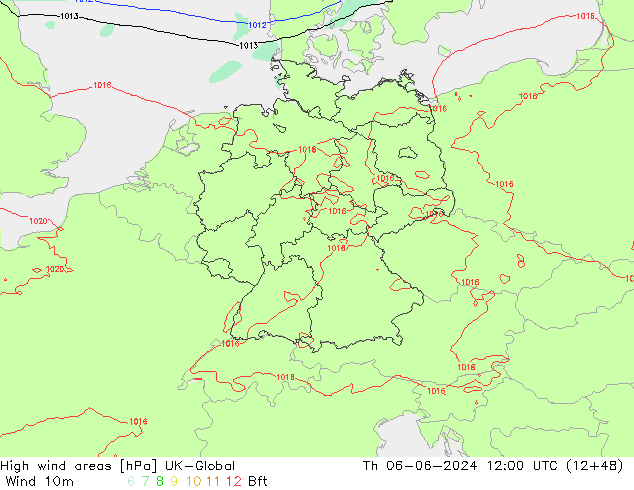 High wind areas UK-Global Th 06.06.2024 12 UTC