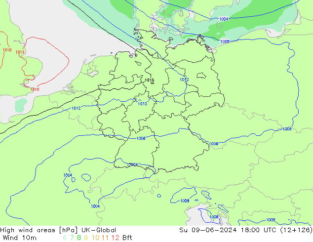 High wind areas UK-Global Вс 09.06.2024 18 UTC