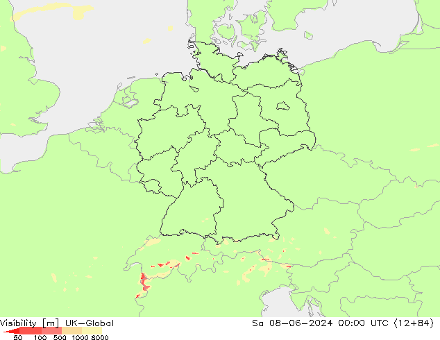 Sichtweite UK-Global Sa 08.06.2024 00 UTC