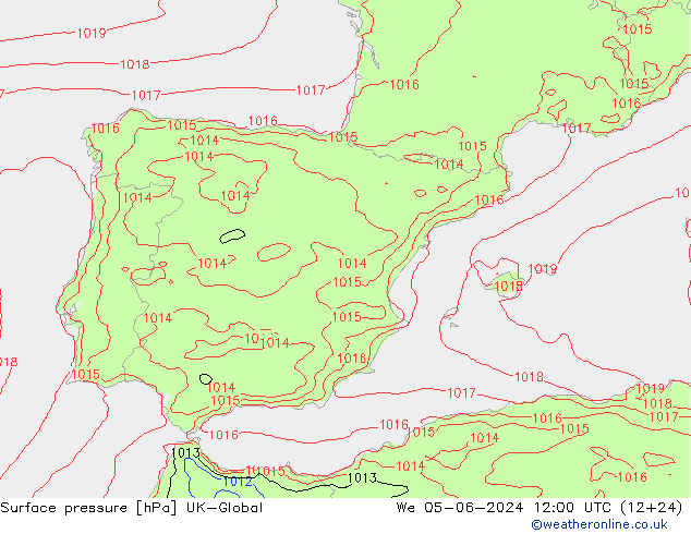 ciśnienie UK-Global śro. 05.06.2024 12 UTC