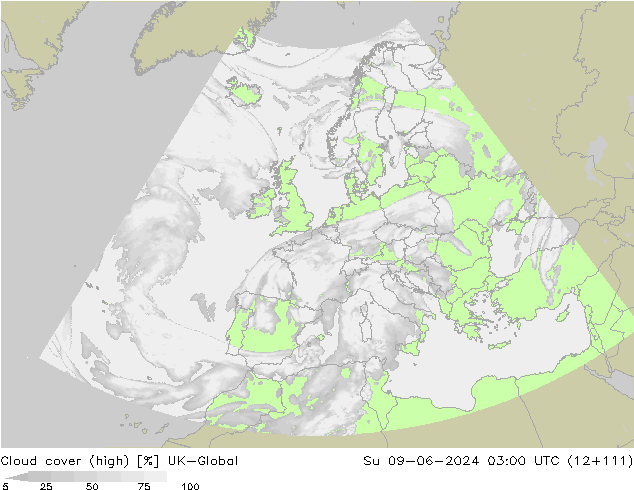 Bewolking (Hoog) UK-Global zo 09.06.2024 03 UTC