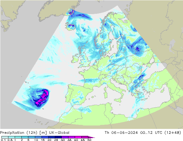 Nied. akkumuliert (12Std) UK-Global Do 06.06.2024 12 UTC