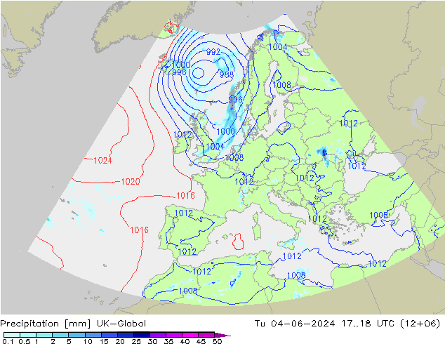 Precipitación UK-Global mar 04.06.2024 18 UTC