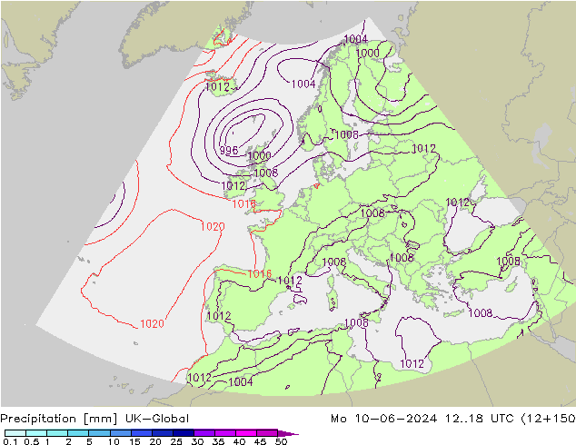 Neerslag UK-Global ma 10.06.2024 18 UTC