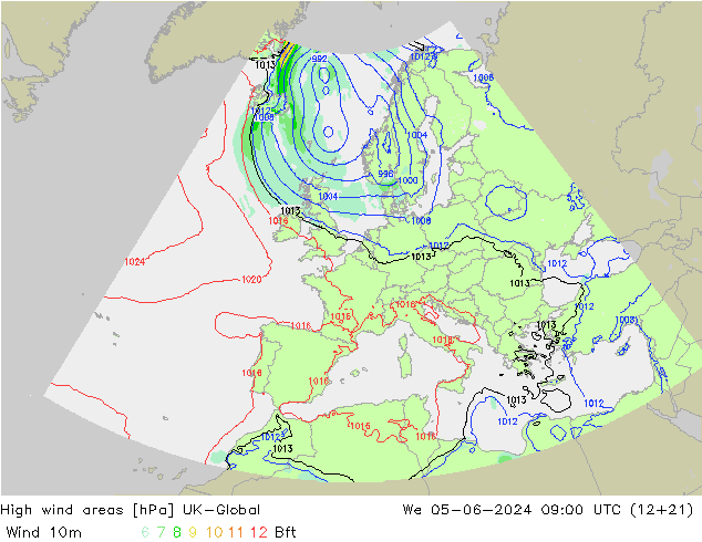 High wind areas UK-Global mer 05.06.2024 09 UTC