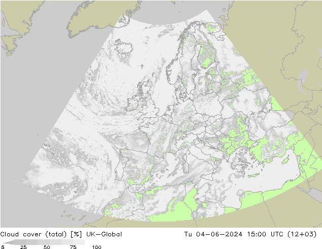 Nubes (total) UK-Global mar 04.06.2024 15 UTC