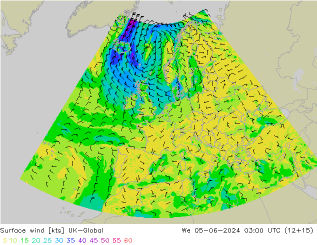 ветер 10 m UK-Global ср 05.06.2024 03 UTC