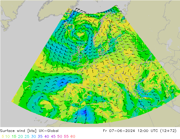 Bodenwind UK-Global Fr 07.06.2024 12 UTC