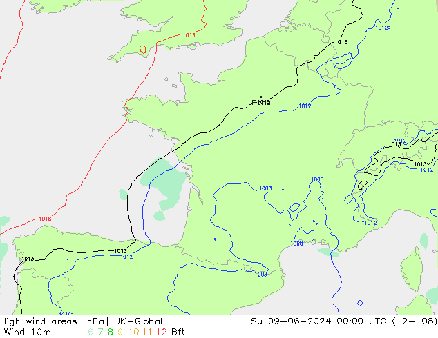 Izotacha UK-Global nie. 09.06.2024 00 UTC