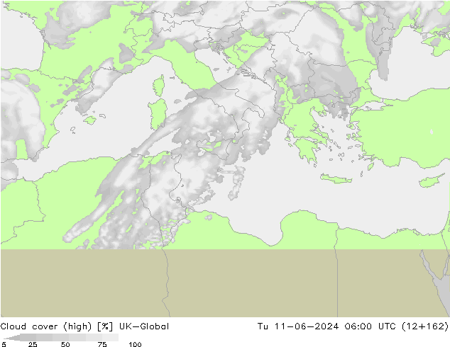 Bulutlar (yüksek) UK-Global Sa 11.06.2024 06 UTC